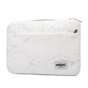 housse PC marbré blanc