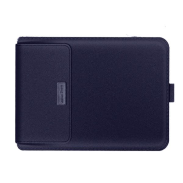 Pochette Ordinateur Cuir Bleu Nuit