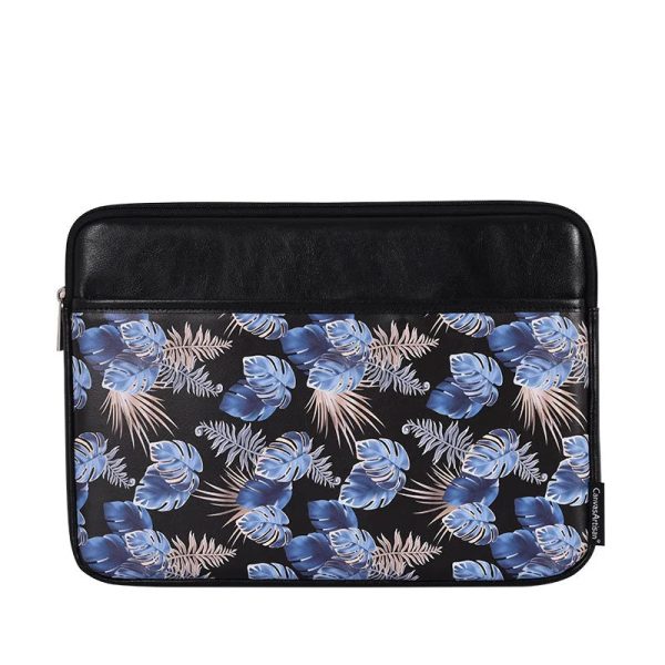 housse PC florale tropicale