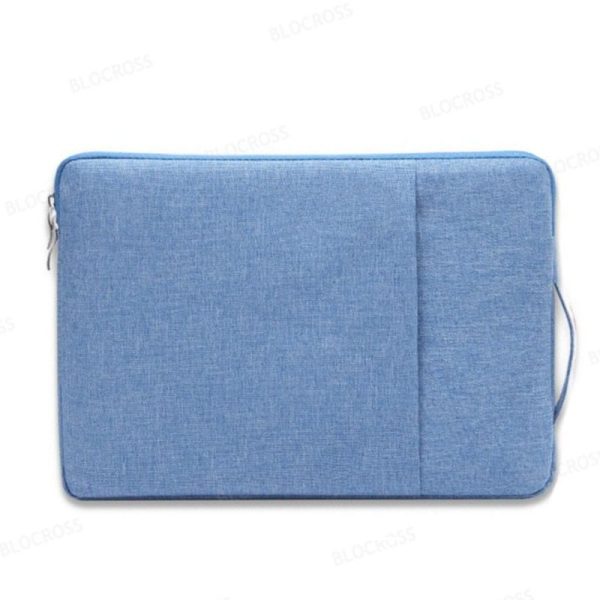pochette ordinateur denim