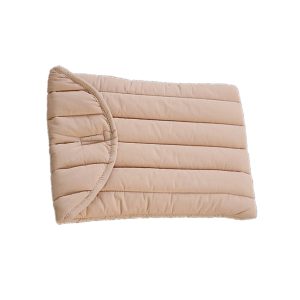 Pochette Ordinateur matelassée nude