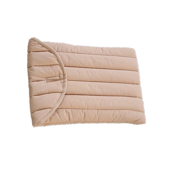 Pochette Ordinateur matelassée nude