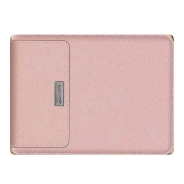 pochette ordinateur cuir rose